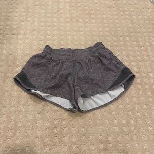 grey lululemon hotty hot shorts